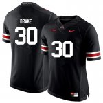 NCAA Ohio State Buckeyes Men's #30 Jared Drake Black Nike Football College Jersey ATT4845CK